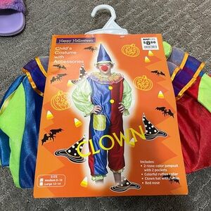 Clown Costume for Kids - Red, Blue, Green